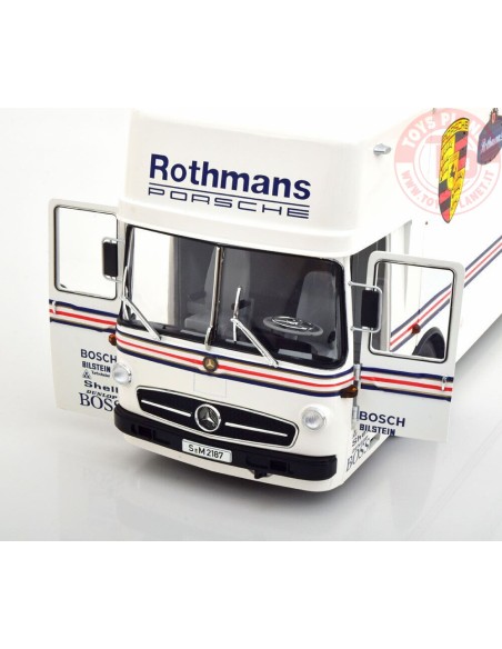 Mercedes O317 Porsche Racetransporter Rothmans 1:18 CMR151 CMR