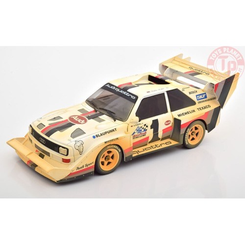 Audi Sport Quattro S1 Winner Pikes Peak 1987 After Race Version, Röhrl 1:18 CMR190 CMR