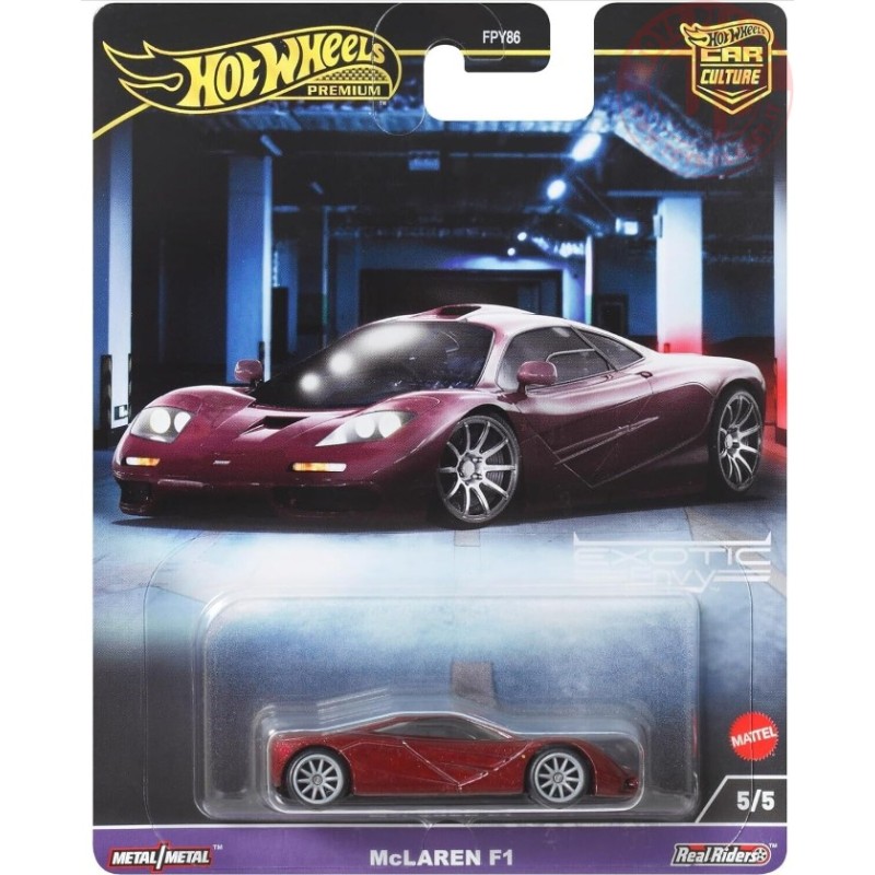 バ*ガ様 HotWheels McLaren F1 Limited Editio Edycja limitowana Hot Wheels McLaren F1 GTR Die Cast Poland