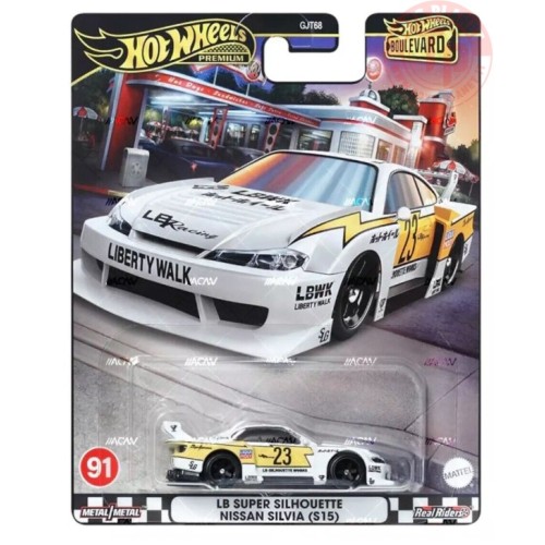 LB SUPER SILHOUETTE NISSAN SILVIA (S15) 1/64 HOT WHEELS HRT64 HOT WHEELS