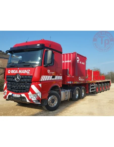 MERCEDES-BENZ AROCS MP4 STREAM SPACE 6X4 BALLAST TRAILER - 5 AXLE RIGA MAINZ WSI 01-4190 WSI MODELS MERCEDES-BENZ AROCS MP4 STREAM SPACE 6X4 BALLAST TRAILER - 5 AXLE RIGA MAINZ WSI 01-4190 WSI MODELS