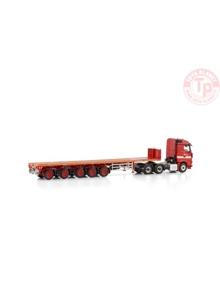 MERCEDES-BENZ AROCS MP4 STREAM SPACE 6X4 BALLAST TRAILER - 5 AXLE RIGA MAINZ WSI 01-4190 WSI MODELS MERCEDES-BENZ AROCS MP4 STREAM SPACE 6X4 BALLAST TRAILER - 5 AXLE RIGA MAINZ WSI 01-4190 WSI MODELS