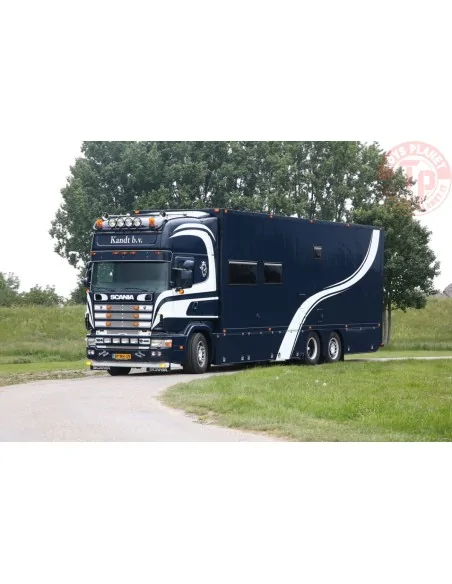 SCANIA R4 TOPLINE 6X2 TAG AXLE RIGED BOX TRUCK KANDT B.V. WSI 01-4154 INDUSTRIAL MODELS 1:50 SCANIA R4 TOPLINE 6X2 TAG AXLE RIGED BOX TRUCK KANDT B.V. WSI 01-4154 INDUSTRIAL MODELS 1:50