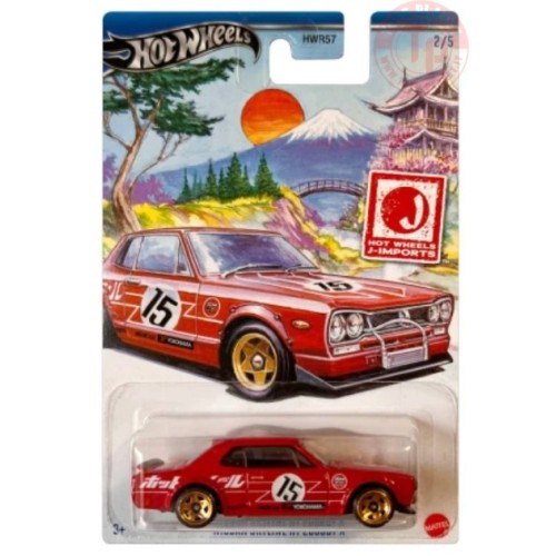 NISSAN SKYLINE HT 2000GT-X 1/64 HOT WHEELS HRT01 HOT WHEELS