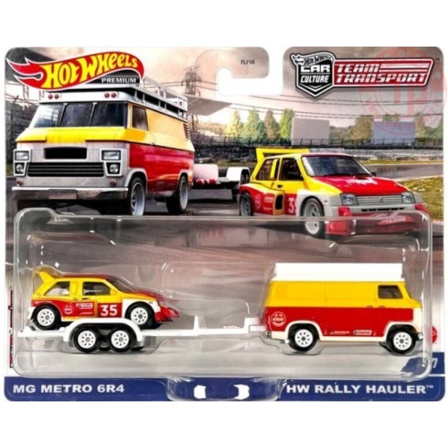 MG METRO 6R4-HW RALLY HAULER 1/64 HOT WHEELS HCR29 HOT WHEELS