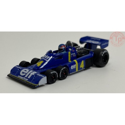 TYRELL P34 N.4-PATRICK DEPAILLER 1976 SWEDISH GP 2ND PLACE-BLUE/YELLOW 1/64 MGT00584-L MINI GT