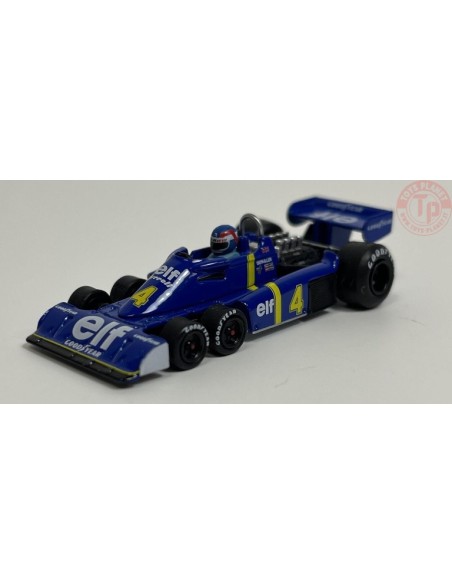 TYRELL P34 N.4-PATRICK DEPAILLER 1976 SWEDISH GP 2ND PLACE-BLUE/YELLOW 1/64 MGT00584-L MINI GT