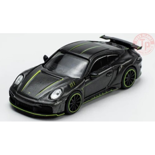 PORSCHE 992 STINGER GTR CARBON EDITION-BLACK 1/64 PR64-17 POP RACE