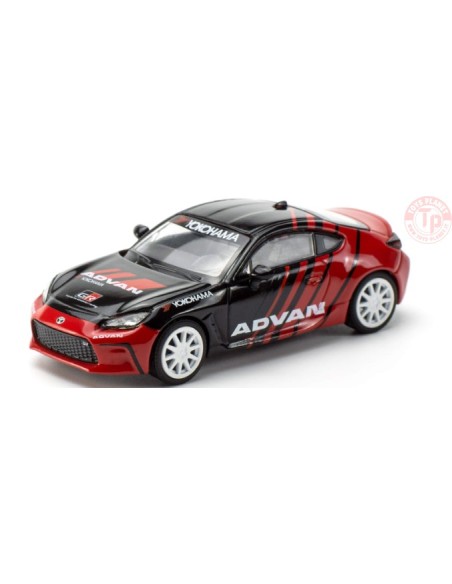 TOYOTA GR86 "ADVAN"-RED/BLACK 1/64 PR64-24 POP RACE