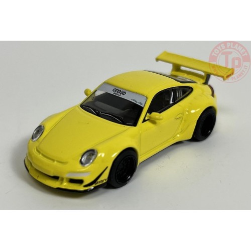 PORSCHE RWB 997-YELLOW 1/64 PR64-14 POP RACE