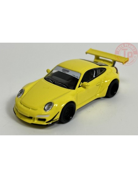 PORSCHE RWB 997-YELLOW 1/64 PR64-14 POP RACE