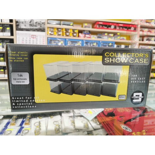CONFEZIONE 10 PEZZI VETRINE PER MODELLI IN SCALA 1:64 64010 VETRINE/TECHE 1:64