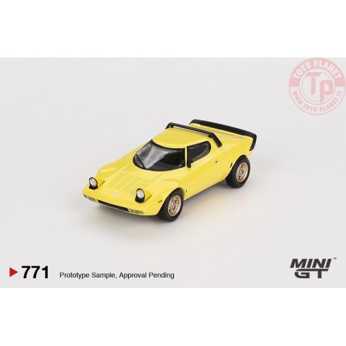 LANCIA STRATOS HF STRADALE GIALLO FLY 1975 1:64 MGT00771-L MINI GT