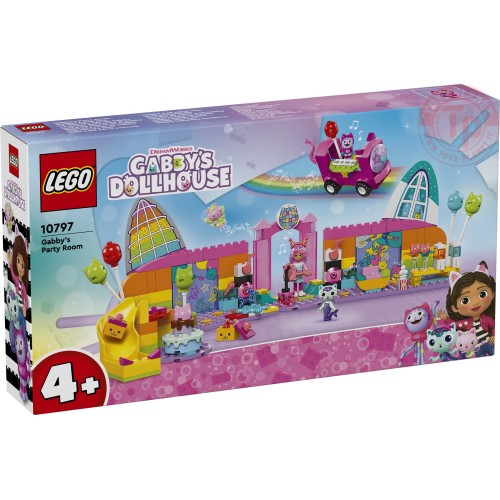La stanza della festa di Gabby LEGO GABBY S DOLLHOUSE 10797 LEGO