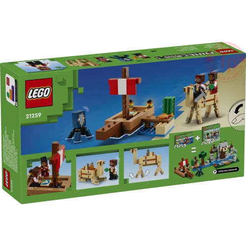 Il viaggio del galeone dei pirati LEGO MINECRAFT 21259 LEGO