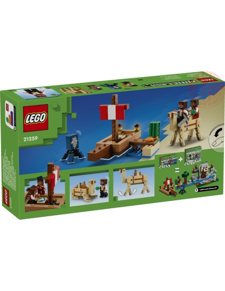 Il viaggio del galeone dei pirati LEGO MINECRAFT 21259 LEGO Il viaggio del galeone dei pirati LEGO MINECRAFT 21259 LEGO