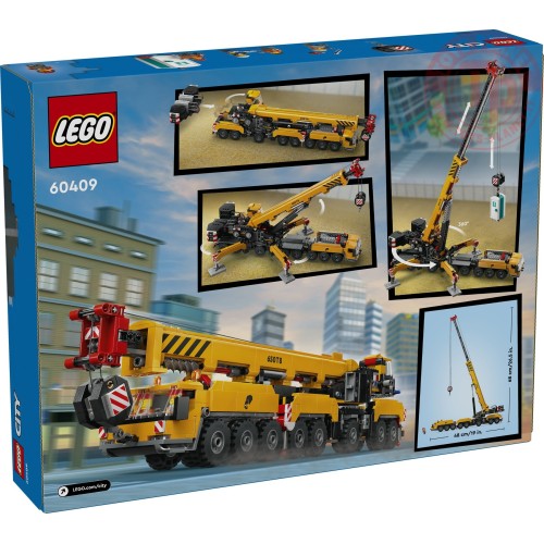 Gru da cantiere mobile gialla LEGO CITY 60409 LEGO