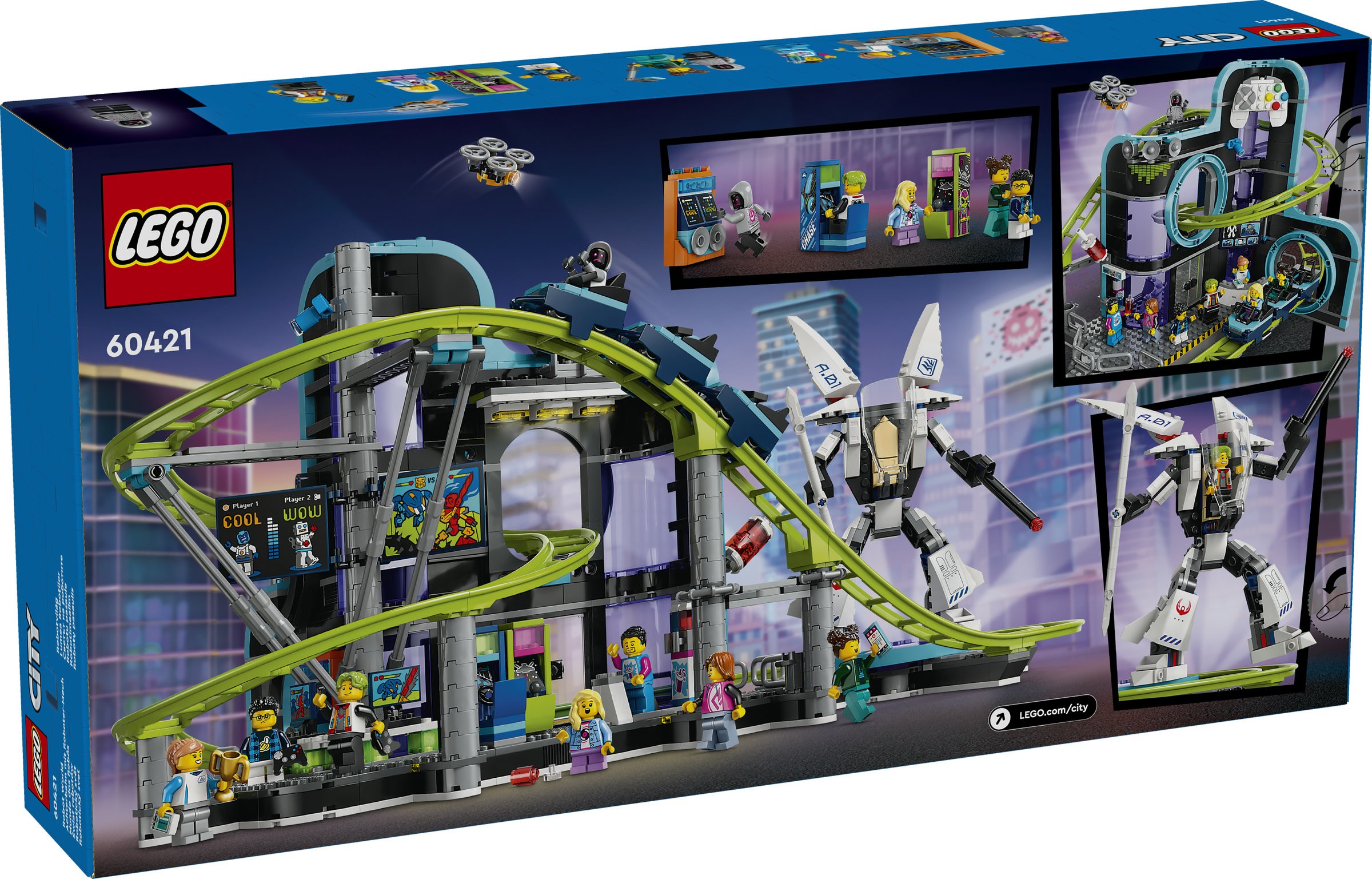 LEGO CITY 60421 Montagne russe di Robot World 99,99 € LEGO
