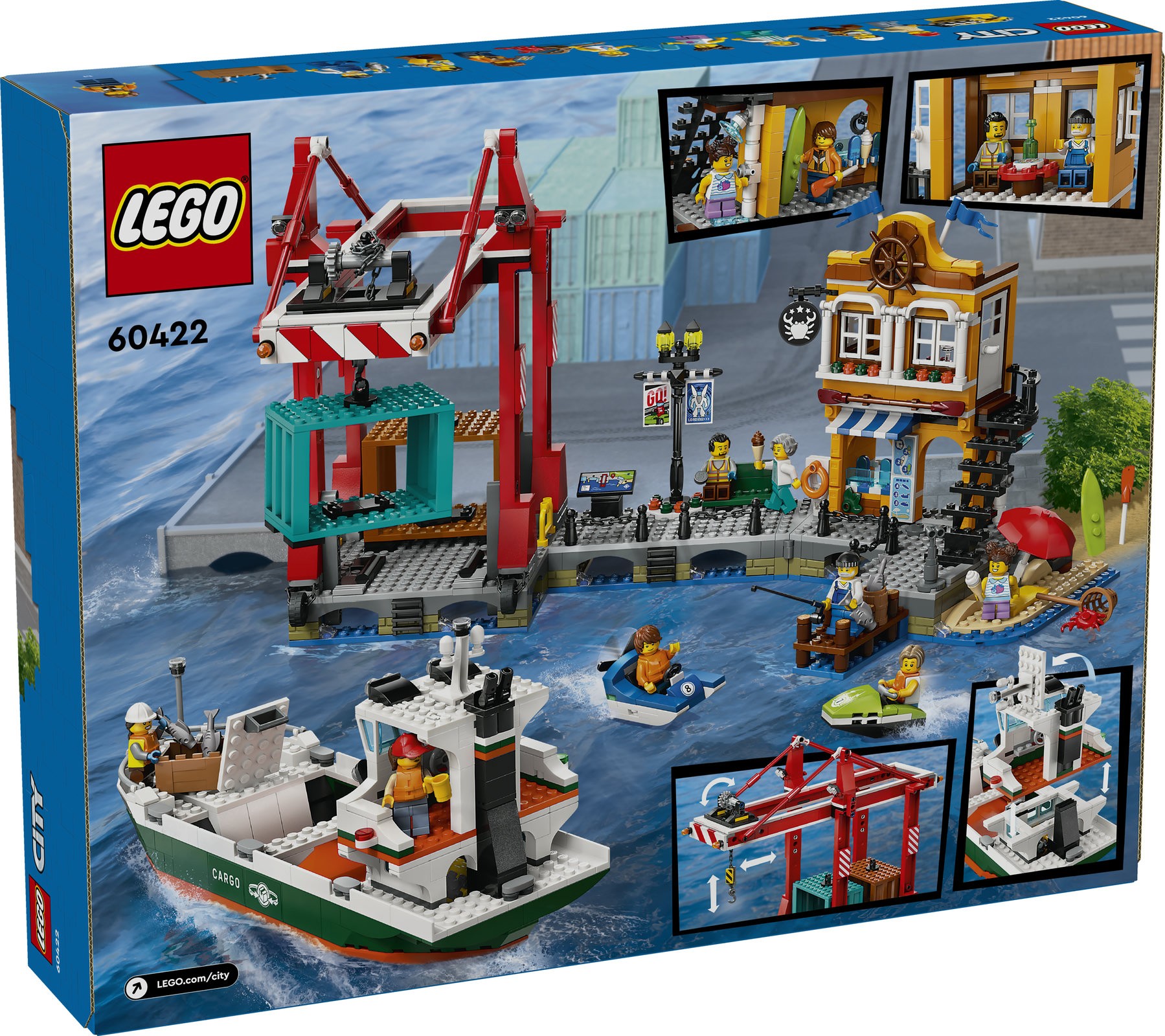 LEGO CITY 60422 Porto e nave merci LEGO