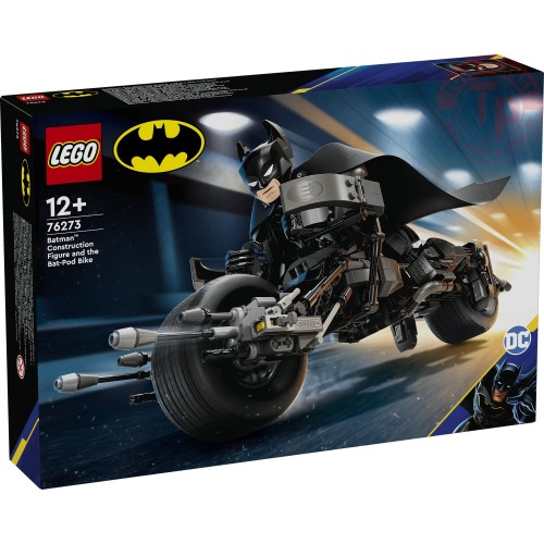 Personaggio costruibile di Batman con Bat-Pod LEGO DC BATMAN 76273 LEGO
