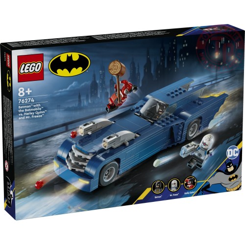 Batman con Batmobile vs. Harley Quinn e Mr. Freeze LEGO DC BATMAN 76274 LEGO
