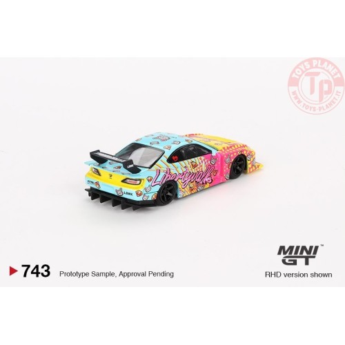 NISSAN SILVIA S15 LB-SUPER SILHOUETTE LB KUMA 1999 1:64 MGT00743-R Mini Gt