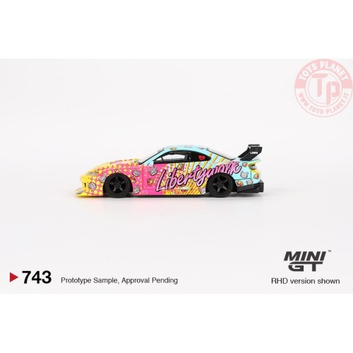 NISSAN SILVIA S15 LB-SUPER SILHOUETTE LB KUMA 1999 1:64 MGT00743-R Mini Gt