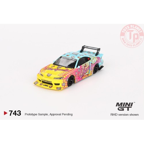 NISSAN SILVIA S15 LB-SUPER SILHOUETTE LB KUMA 1999 1:64 MGT00743-R Mini Gt