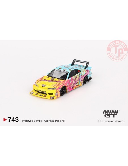 NISSAN SILVIA S15 LB-SUPER SILHOUETTE LB KUMA 1999 1:64 MGT00743-R Mini Gt