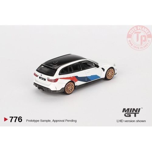 BMW M3 TOURING (G81) M PERFORMANCE ALPINE WHITE 2023 1:64 MGT00776-L Mini Gt