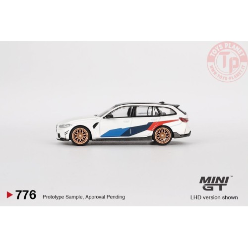 BMW M3 TOURING (G81) M PERFORMANCE ALPINE WHITE 2023 1:64 MGT00776-L Mini Gt