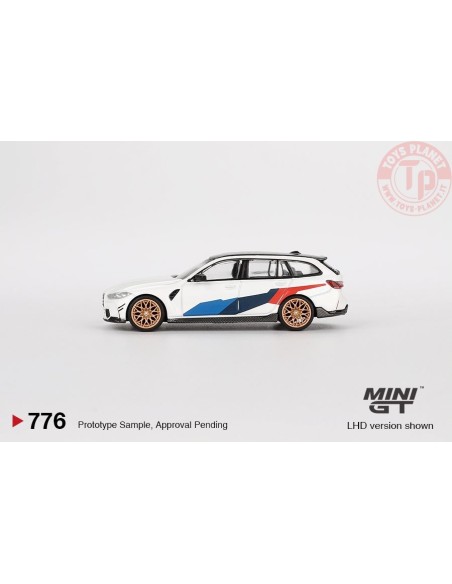 BMW M3 TOURING (G81) M PERFORMANCE ALPINE WHITE 2023 1:64 MGT00776-L Mini Gt
