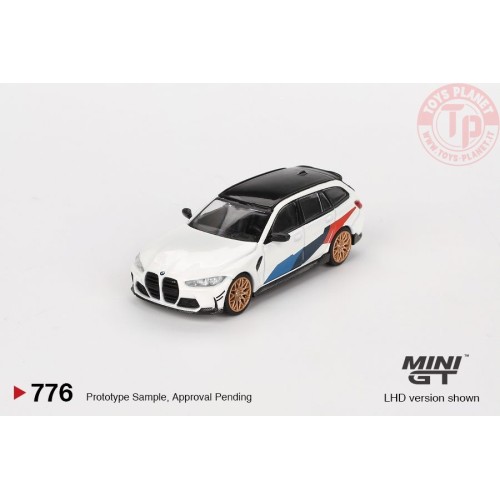 BMW M3 TOURING (G81) M PERFORMANCE ALPINE WHITE 2023 1:64 MGT00776-L Mini Gt