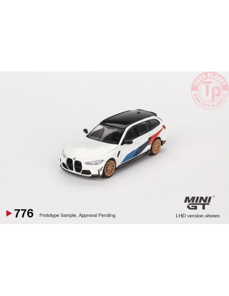 BMW M3 TOURING (G81) M PERFORMANCE ALPINE WHITE 2023 1:64 MGT00776-L Mini Gt