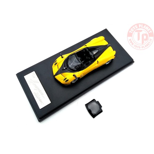 PAGANI HUAYRA ROADSTER YELLOW 1:64 LCD64015-Y LCD MODELS