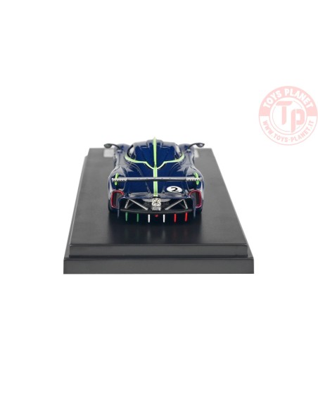 PAGANI HUAYRA R CARBON BLUE 1:64 LCD64028-CBU LCD MODELS