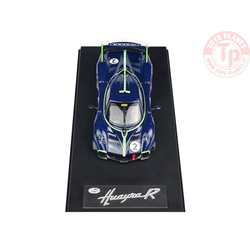 PAGANI HUAYRA R CARBON BLUE 1:64 LCD64028-CBU LCD MODELS