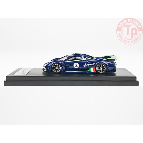 PAGANI HUAYRA R CARBON BLUE 1:64 LCD64028-CBU LCD MODELS