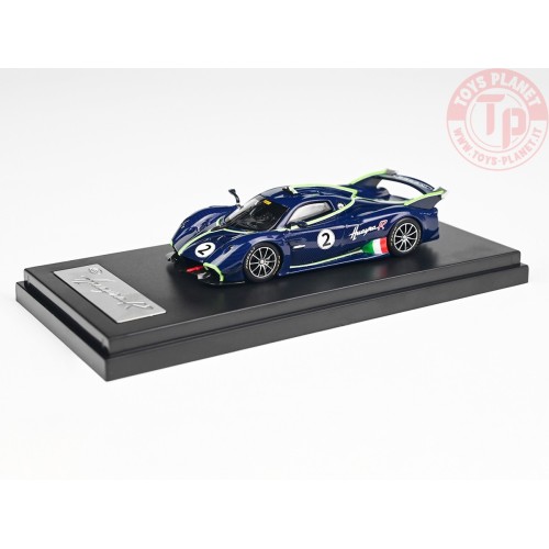 PAGANI HUAYRA R CARBON BLUE 1:64 LCD64028-CBU LCD MODELS