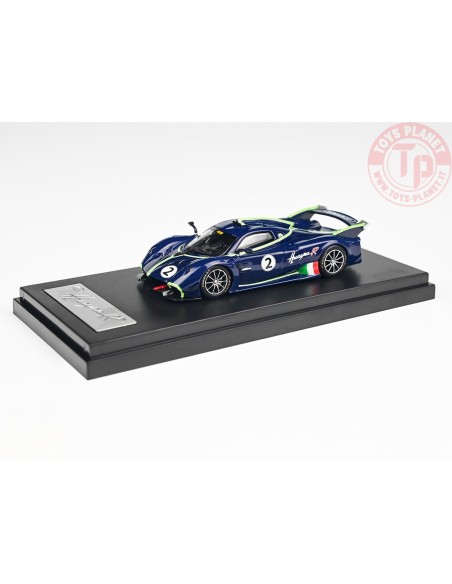 PAGANI HUAYRA R CARBON BLUE 1:64 LCD64028-CBU LCD MODELS
