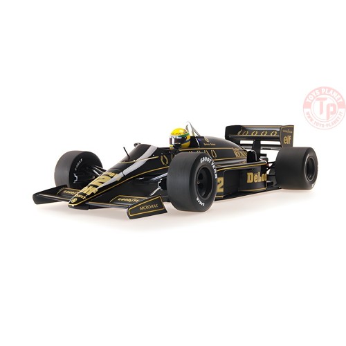 LOTUS RENAULT 98T AYRTON SENNA 1986 DIRTY VERSION 30TH ANNIVERSARY COLLECTION 1:18 MINICHAMPS 540863812 MINICHAMPS