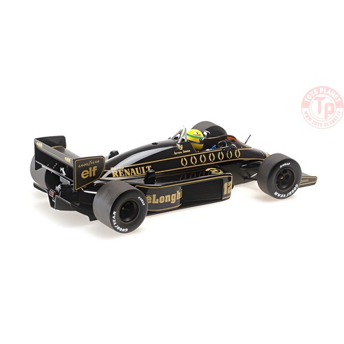 LOTUS RENAULT 98T AYRTON SENNA 1986 DIRTY VERSION 30TH ANNIVERSARY COLLECTION 1:18 MINICHAMPS 540863812 MINICHAMPS