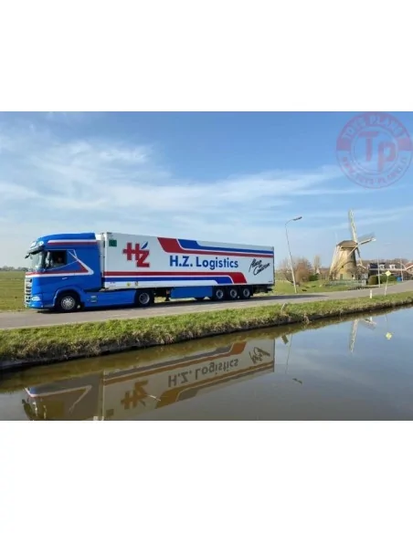 DAF XG+ 4x2 with 3-axle reefer trailer HZ Logistics TEKNO 84286 TEKNO DAF XG+ 4x2 with 3-axle reefer trailer HZ Logistics TEKNO 84286 TEKNO