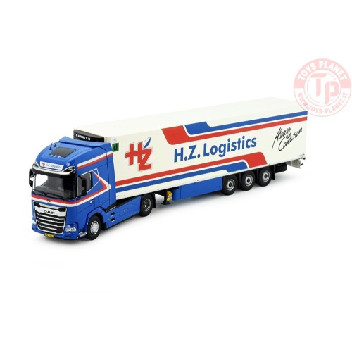 DAF XG+ 4x2 with 3-axle reefer trailer HZ Logistics TEKNO 84286 TEKNO