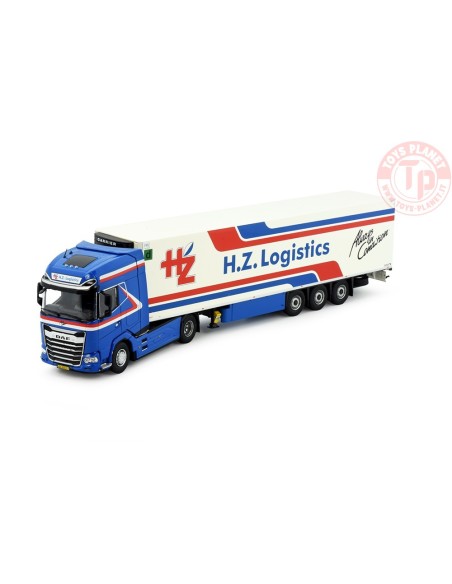 DAF XG+ 4x2 with 3-axle reefer trailer HZ Logistics TEKNO 84286 TEKNO