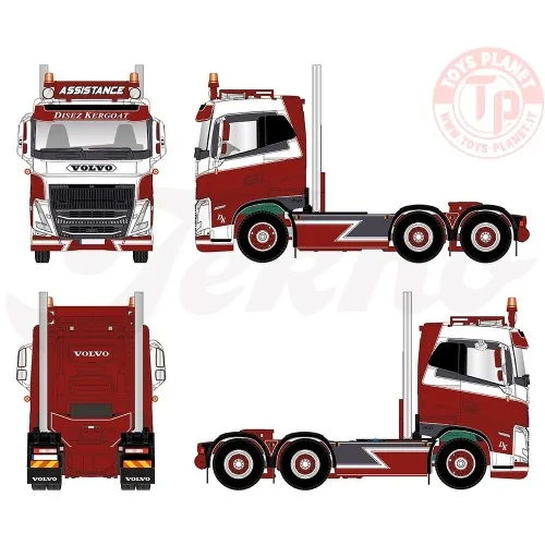 Volvo FH05 6x4 trekker Disez Kergoat TEKNO 85174 TEKNO