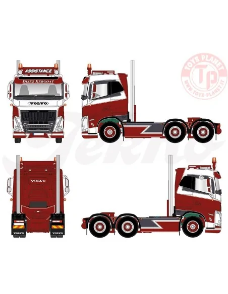 Volvo FH05 6x4 trekker Disez Kergoat TEKNO 85174 TEKNO