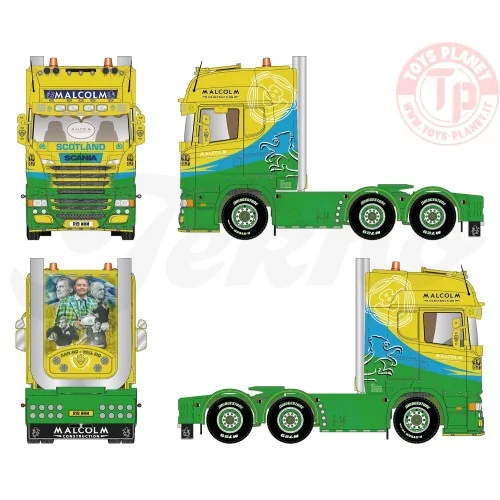 Scania R Streamline Topline 6x2 Malcolm TEKNO 84628 TEKNO