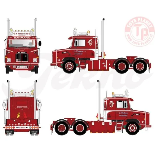 Scania 141 6x2 losse trekker Peeters TEKNO 85101 TEKNO