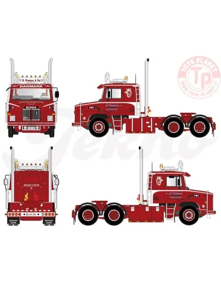 Scania 141 6x2 losse trekker Peeters TEKNO 85101 TEKNO Scania 141 6x2 losse trekker Peeters TEKNO 85101 TEKNO